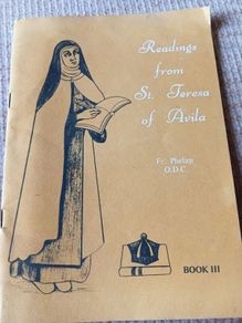 Readings from St. Teresa of Avila. Vintage. Loughrea.
