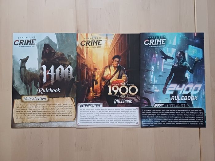 Chronicles of Crime - Millennium Series BIG BOX Detective Board Game Kickstarter Edition 2020 BRAND NEW
