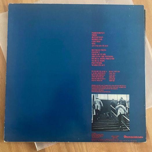 The Proletariat - Indifference. First press on Homestead Records