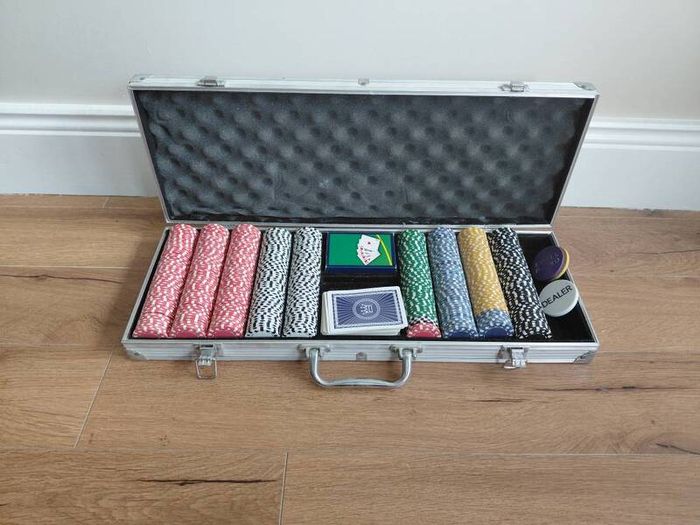 Poker Chip Set Heavy Clay Composite (400+ Chips) Aluminium Case