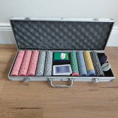 Poker Chip Set Heavy Clay Composite (400+ Chips) Aluminium Case