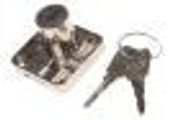 Euro-Locks - Rim Lock, 24.5mm Panel-to-Tongue, 19.7mm Cutout, Key Unlock