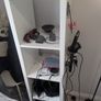 White IKEA 1x4 Storage Unit Image 3