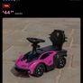 Lamborghini Car 2-in-1 Push-Along Ride On Pink Image 2