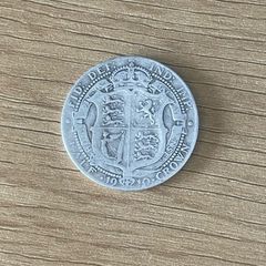 Silver Half crown, UK, 1910
