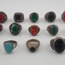 Ancient Inspired Brass Rings Set of 15 Collectible Jewellery Pieces Image 9