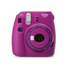 Fujifilm Instax Mini 9 Purple Instant Film Camera Film/ Used