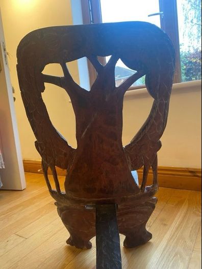 African Hand Carved Chairs