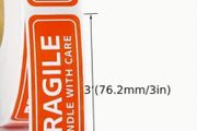 50 Fragile Shipping Labels, new, unopened.