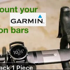 bike bar mount for Garmin or any fitness watch