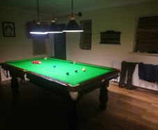 Professional snooker table