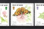 1993 Isle of Man Butterflies Commemorative Stamps Mint Never Hinged (MNH)