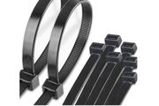 Heavy Duty White Cable Ties 300mm  Black 100pk