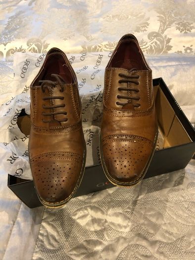 boys brown lace shoes