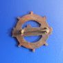 THE SWAN motorised ship (British Railways) - a vintage badge originally sold in aid of St. Christophers Railway Servants Orphanage, Derby (1950s/1960s) Image 3