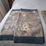 Curtins 2 pairs+one single curtin + 2 single bed runners to match Image 2