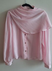 Vintage Rimini Pink Blouse. Size 16.