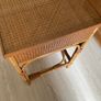 Vintage Mid Century Cane & Bamboo dressing table/console Image 4