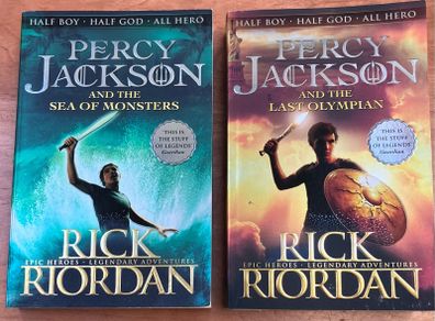 Percy Jackson and The Sea Of Monsters, & Percy Jackson and The Last Olympian by Rick Riordan