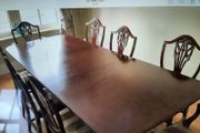 8 seater dining room table and chairs
