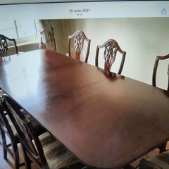 8 seater dining room table and chairs