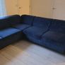 Navy blue Sofa bed Image 3
