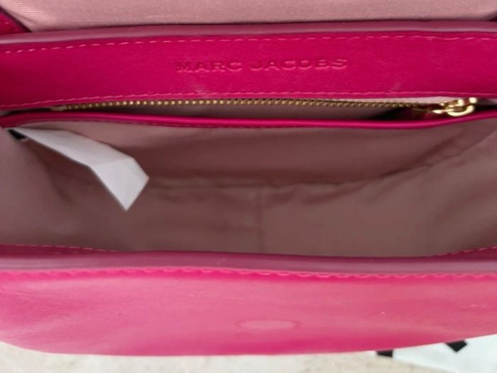 Marc Jacobs pink saddle bag