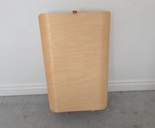 Wall-Mounted Changing Shelf, Foldable Wooden Changing Shelf, Including Changing Pad 'Beloved Bear'
