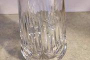 Vintage Small BOHEMIA Glass Vase, Cut Glass Vase, 1950s