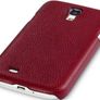 New Samsung I9500 Galazy S4 Covert Pu Leather Back Case Cover Leopard Print / Red Textured Design Image 9