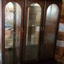 Mahogany display cabinet with lights & mirrors Image 3