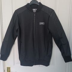 New Boys Sonneti Black Bomber Jacket Age 13-15  RRP 42