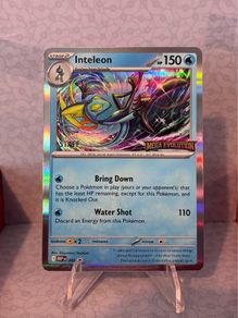 pokemon card  Inteleon staff promo
