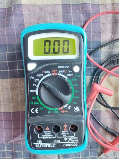 Faithfull multimeter EM820DL
