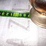 4 Beautiful Old Mirror Blue, Green, Brown Glass Oil Lamps, Postage Available Image 6