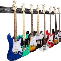 Guitar wall mount hangers for 8 guitars