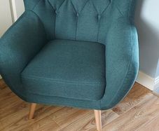 Very comfortable fabric armchair for sale