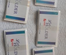ACCO Self-Adhesive Plastic Label Holders Sleeves