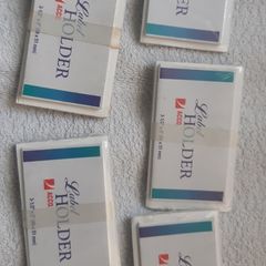 ACCO Self-Adhesive Plastic Label Holders Sleeves