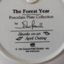 John Francis - The Forest Year - 5 Porcelain Collection Plates Image 10