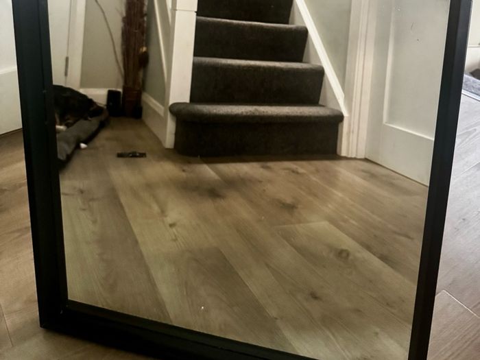 black square mirror