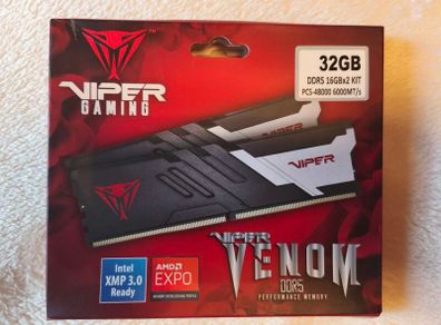 Patriot Viper Venom Ddr5 32gb (2 X 16gb) 6000mhz  Pvv532g600c36k