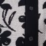 Marks & Spencer Black Cream White Floral Pattern Button Up Cotton Shirt Mens Size L Image 3