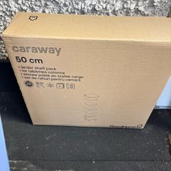 2x 50cm caraway larder shelving set