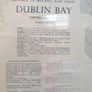 Large Framed Topographic \ Bathymetric \ Nautical Map of Dublin Bay Image 2