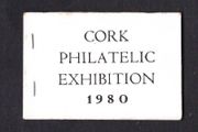 1980 Ireland Cork Philatelic Exhibition Booklet . Contains pair 12p George bernard Shaw Commemorative Stamps and 1p &amp; 2p Gerl booklet pane definitive Stamps (upside down) No 205/250