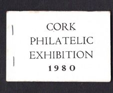 1980 Ireland Cork Philatelic Exhibition Booklet . Contains pair 12p George bernard Shaw Commemorative Stamps and 1p & 2p Gerl booklet pane definitive Stamps (upside down) No 205/250
