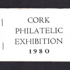1980 Ireland Cork Philatelic Exhibition Booklet . Contains pair 12p George bernard Shaw Commemorative Stamps and 1p & 2p Gerl booklet pane definitive Stamps (upside down) No 205/250