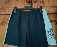 Navy Canterbury shorts
