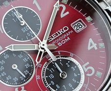 Watch Seiko Chronograph Quartz.